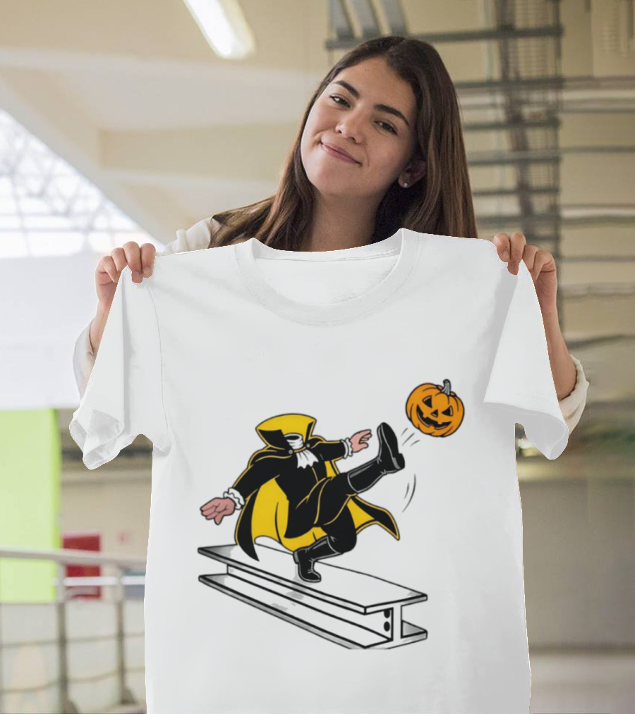 Pittsburgh Steelers Halloween 2026 Headless Horseman Of Steel T-Shirt