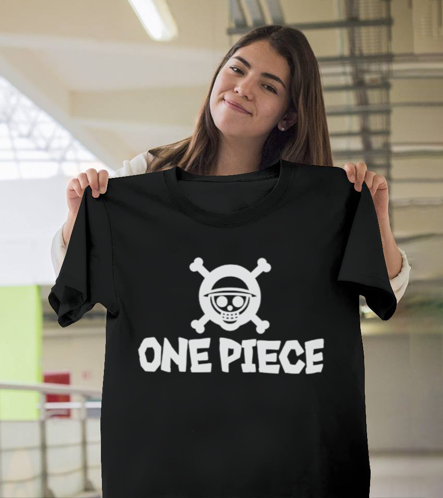 One Piece Straw Hat Skull And Crossbones Anime T-Shirt