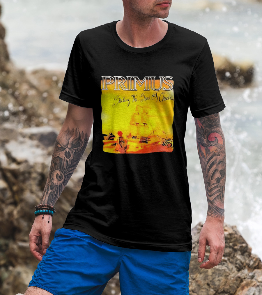 Primus Sailing The Seas Of Cheese Album Art Les Claypool T-Shirt
