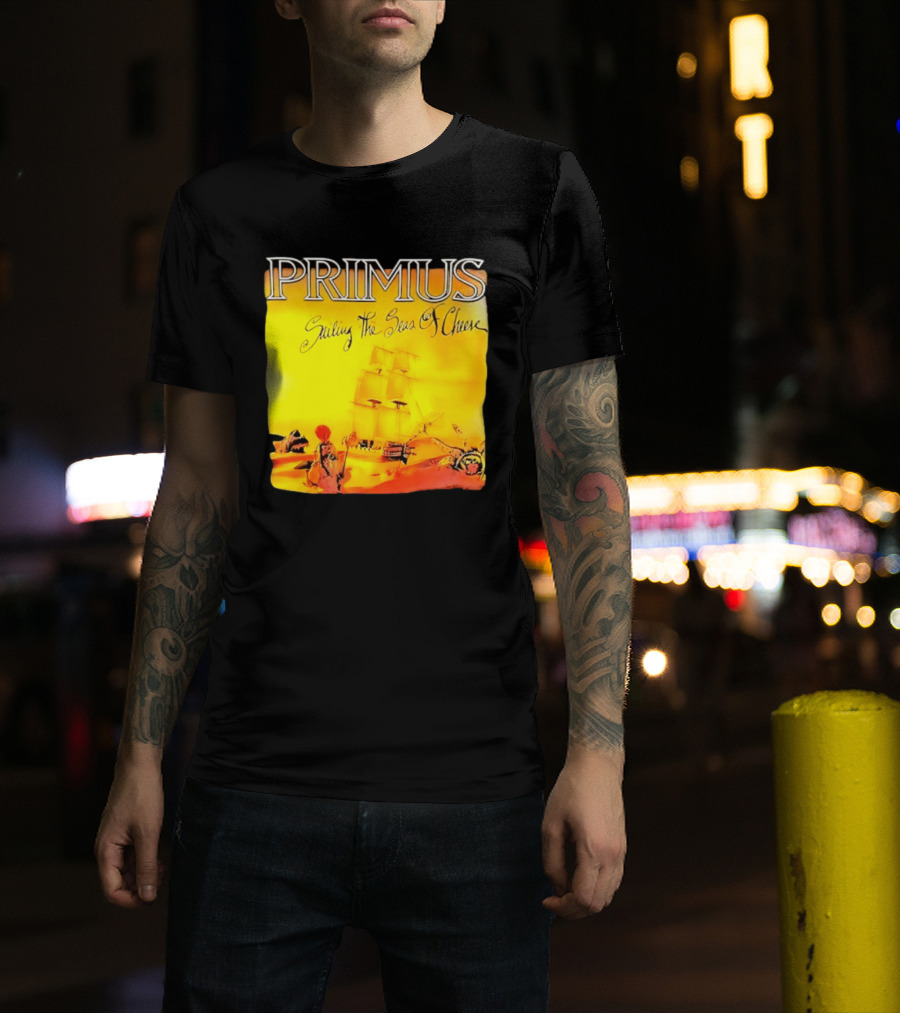 Primus Sailing The Seas Of Cheese Album Art Les Claypool T-Shirt