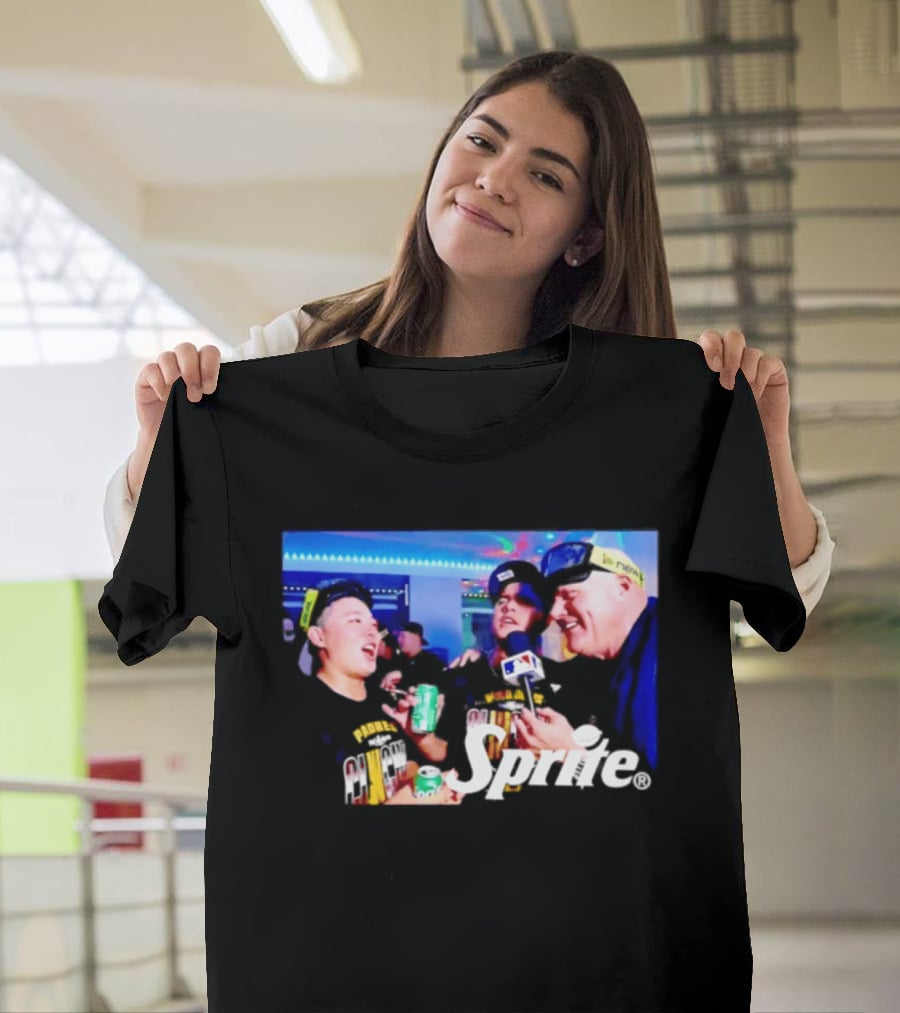 Sprite X Yuki Matsui San Diego Padres Celebration MLB Baseball T-Shirt