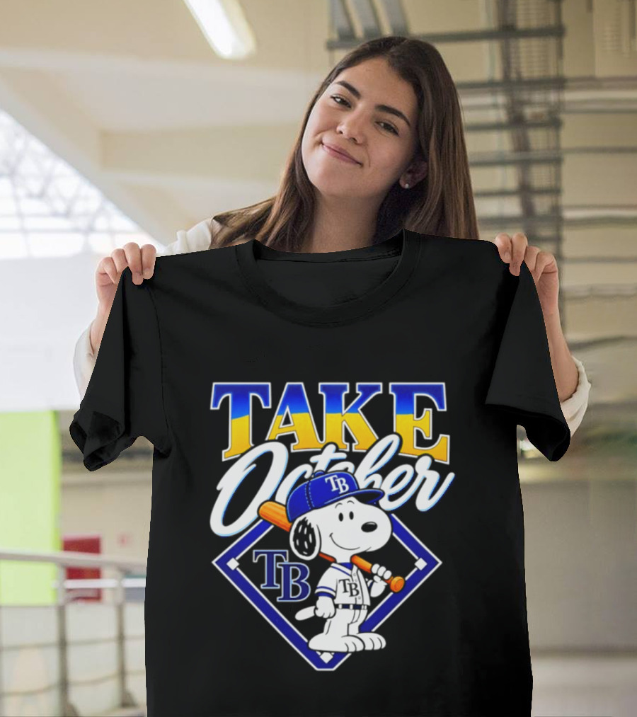 Tampa Bay Rays Take October Snoopy TB 2026 Postseason T-Shirt
