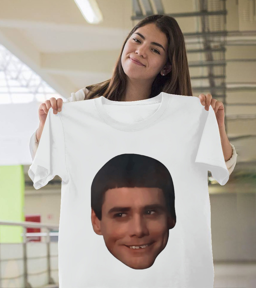 Jim Carrey Lloyd Christmas Dumb And Dumber Face Meme T-Shirt