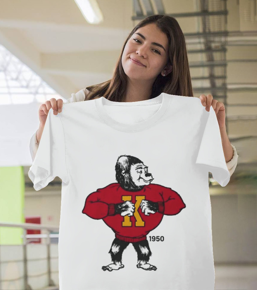 Pitt State Athletics Gorilla 1950 Vintage K Letter Sweater T-Shirt