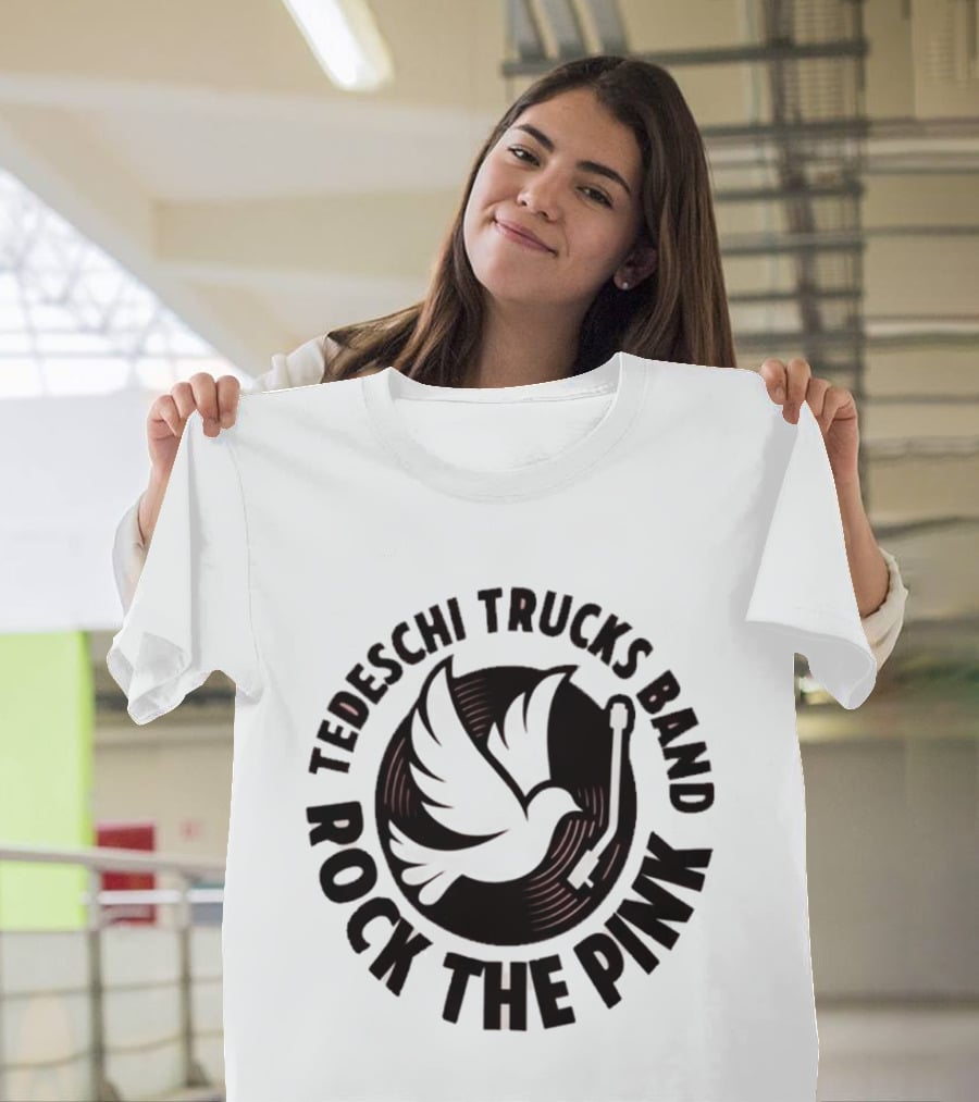 Tedeschi Trucks Band Rock The Pink 2026 Dove Vinyl Drumstick T-Shirt