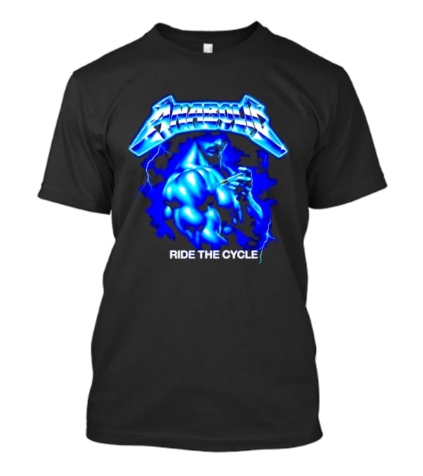 Anabolic Ride The Cycle Bodybuilding Gym Power Muscle Lightning Bodybuilder T-Shirt