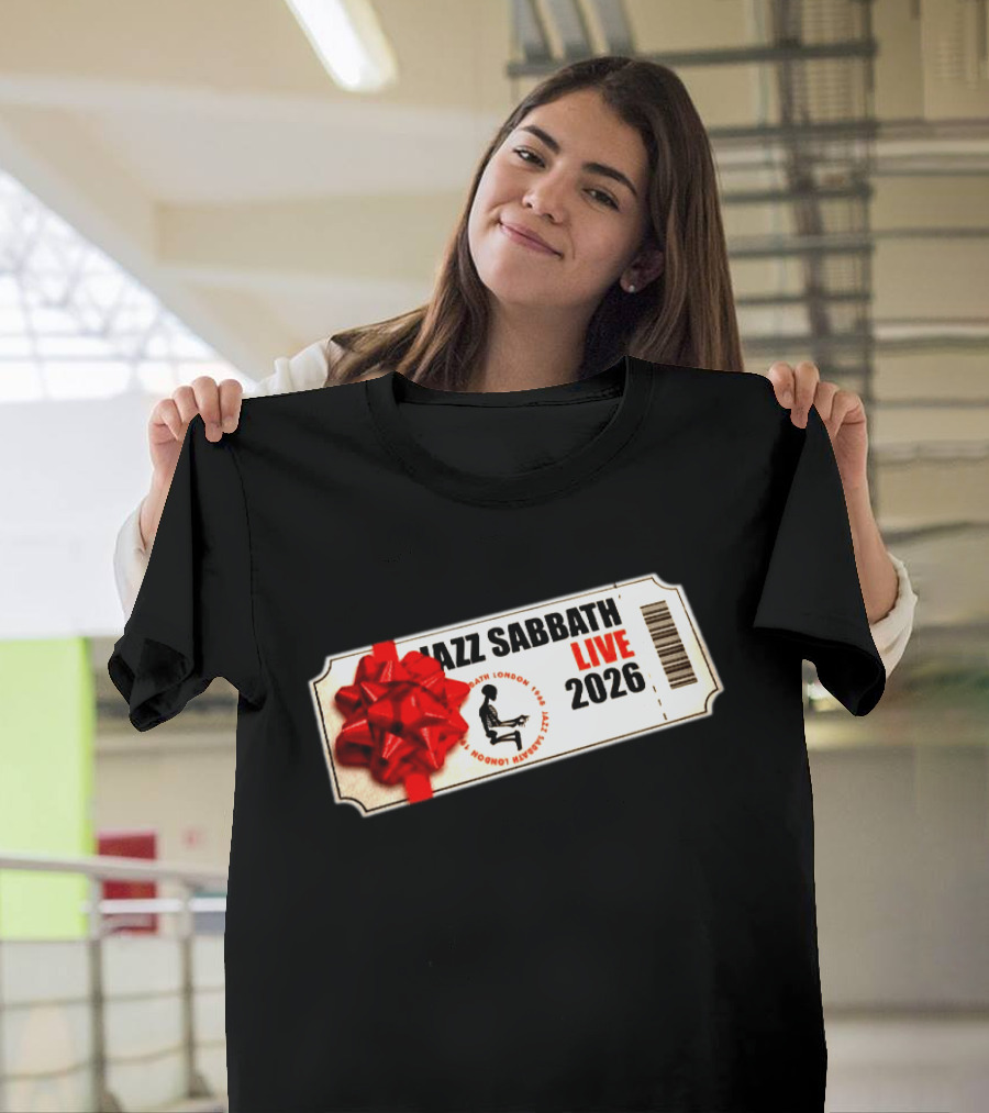 Jazz Sabbath Live 2026 Ticket With Red Bow T-Shirt