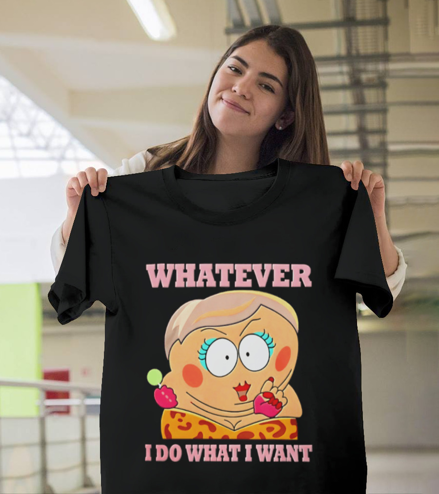 Eric Cartman Whatever I Do What I Want South Park Humor Cartoon T-Shirt