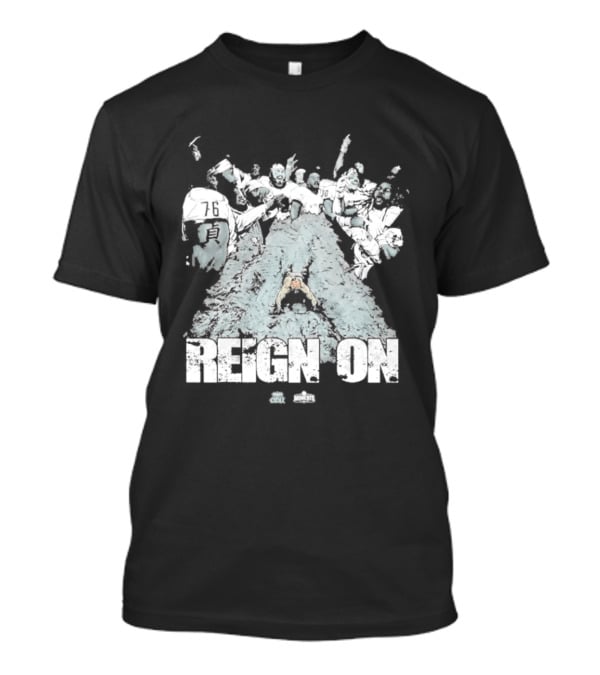 Old Dominion Football Reign On Splash Helmet 2023 T-Shirt