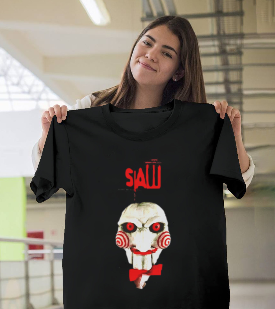 Saw Billy The Puppet Jigsaw Horror Movie Halloween T-Shirt
