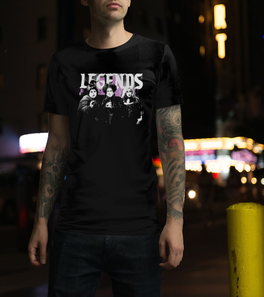 The Sanderson Sisters Spooky Legends Halloween 2026 Vintage Halloween Magic T-Shirt