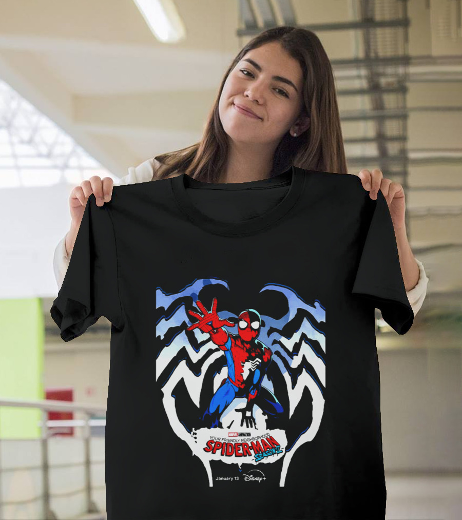 Marvel Spider Man Season 2 Disney Plus January 13 T-Shirt