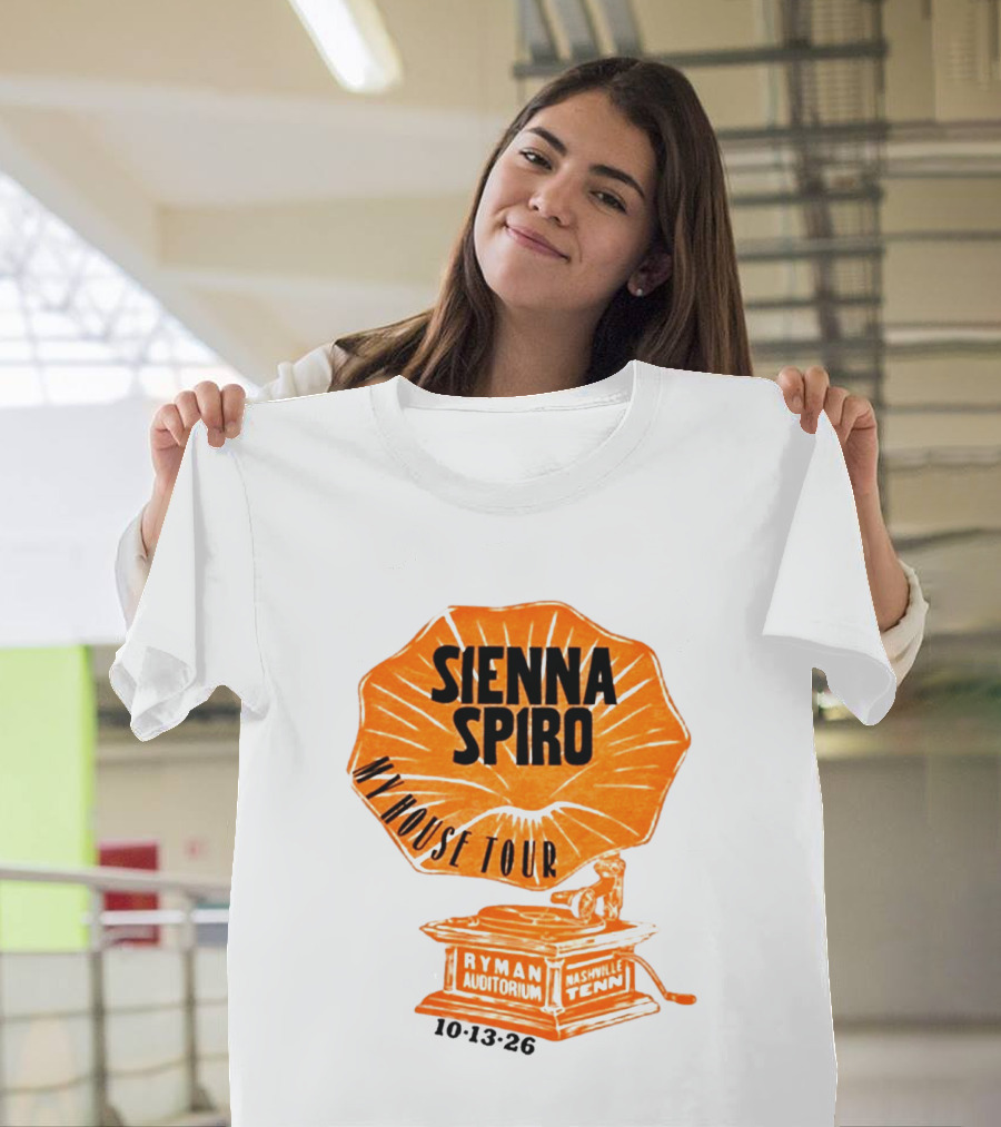 Sienna Spiro My House Tour Ryman Auditorium Nashville Tenn 101326 T-Shirt