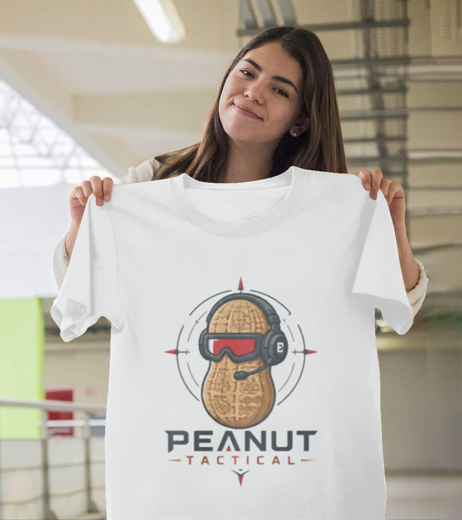 Peanut Tactical Headset Goggles Peanuts Aim T-Shirt