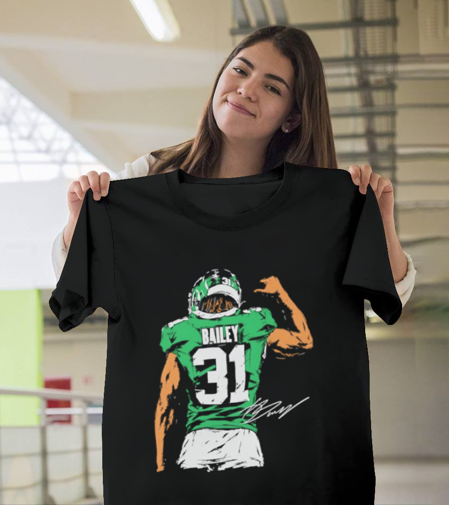 David Bailey Number 31 New York Jets NFL Football Jersey T-Shirt