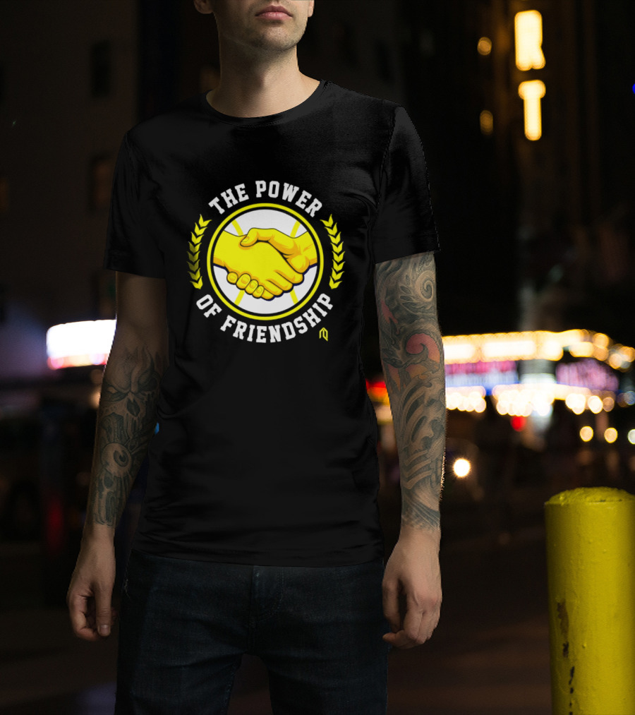 Milwaukee Brewers The Power Of Friendship Handshake Baseball T-Shirt