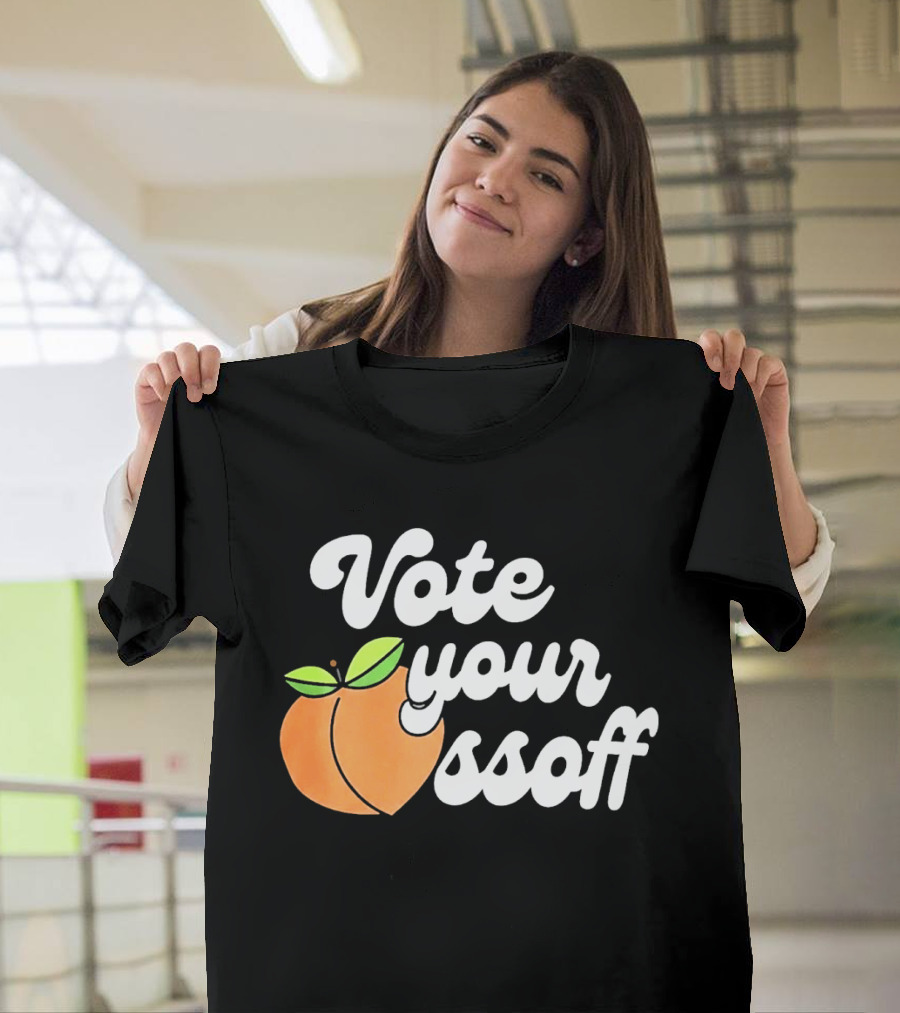 Vote Your Ossoff Peach T-Shirt