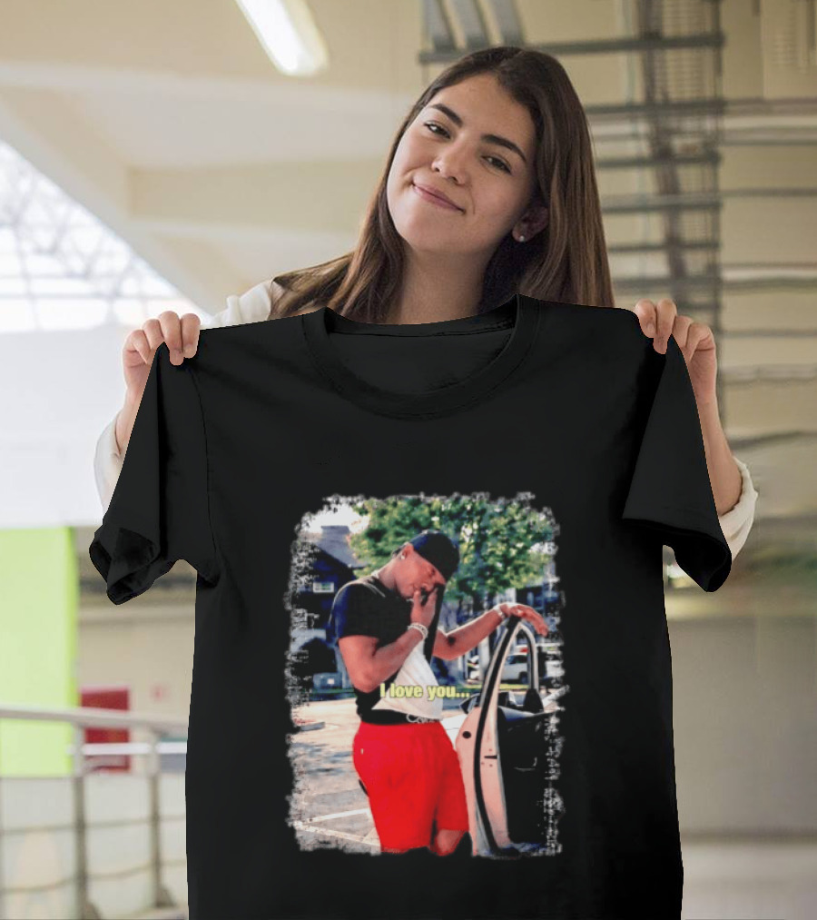 Lil Baby I Love You Meme Car Door Pose T-Shirt