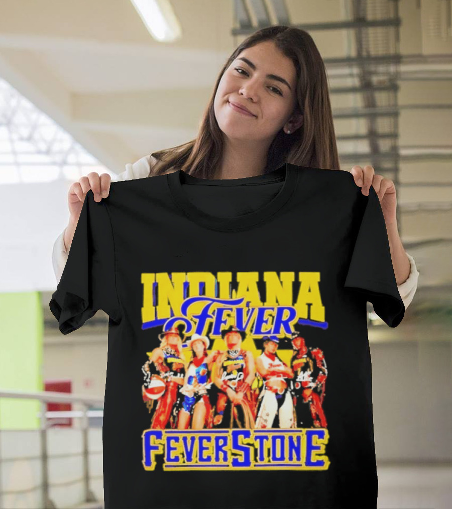 Indiana Fever Players Fever Stone Signatures T-Shirt