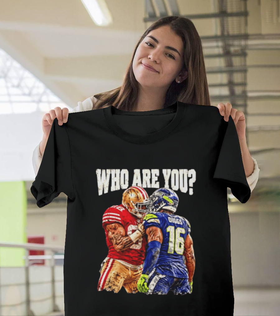 Who Are You Meme Mike Evans Vs Diggs San Francisco 49ers Seattle Seahawks T-Shirt