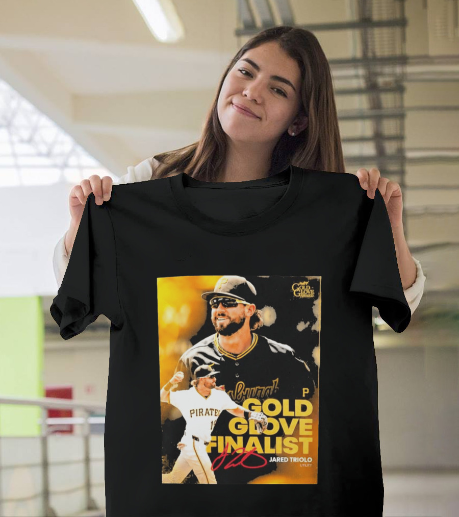 Jared Triolo Pirates Gold Glove Award Finalist Utility T-Shirt