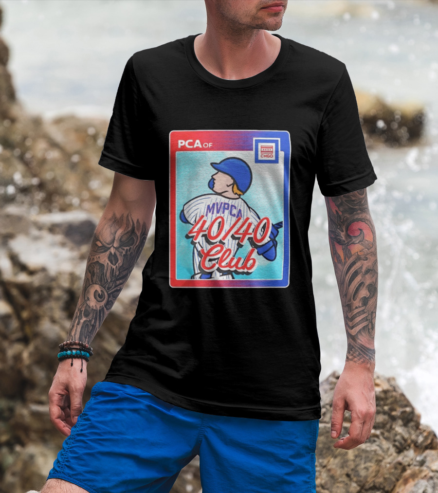 PCA CHGO MVP 40/40 Club Baseball Chicago Cubs T-Shirt
