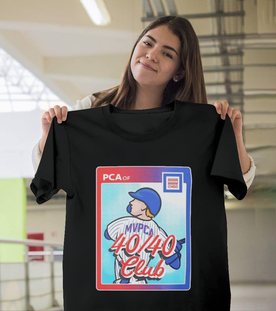 PCA CHGO MVP 40/40 Club Baseball Chicago Cubs T-Shirt