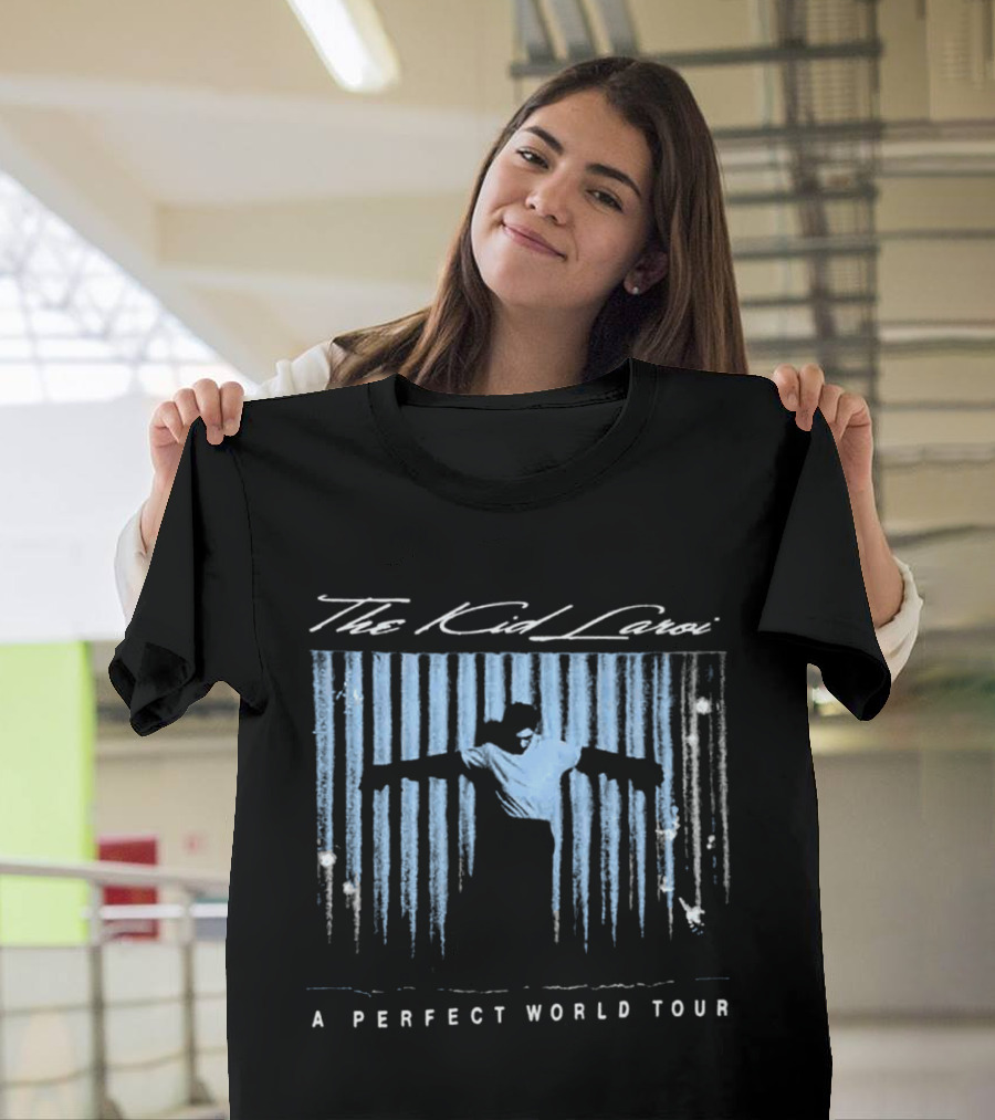 The Kid Laroi A Perfect World Tour 2026 Iconic Silhouette Stripes T-Shirt