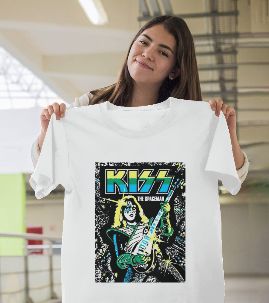 Kiss The Spaceman Ace Frehley Ben Cooper Action Figures Halloween 2026 70s T-Shirt