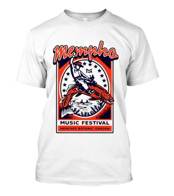 Mempho Music Festival Memphis Botanic Garden Event T-Shirt