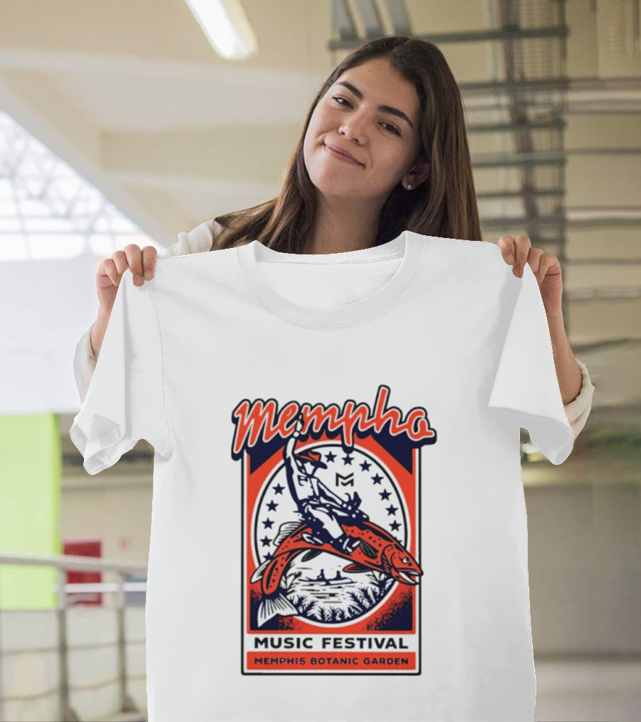 Mempho Music Festival Memphis Botanic Garden Event T-Shirt