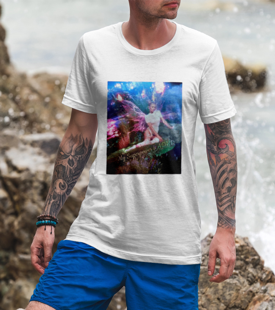 Paris Hilton My Superpower Is ADHD Fairy Meadow T-Shirt