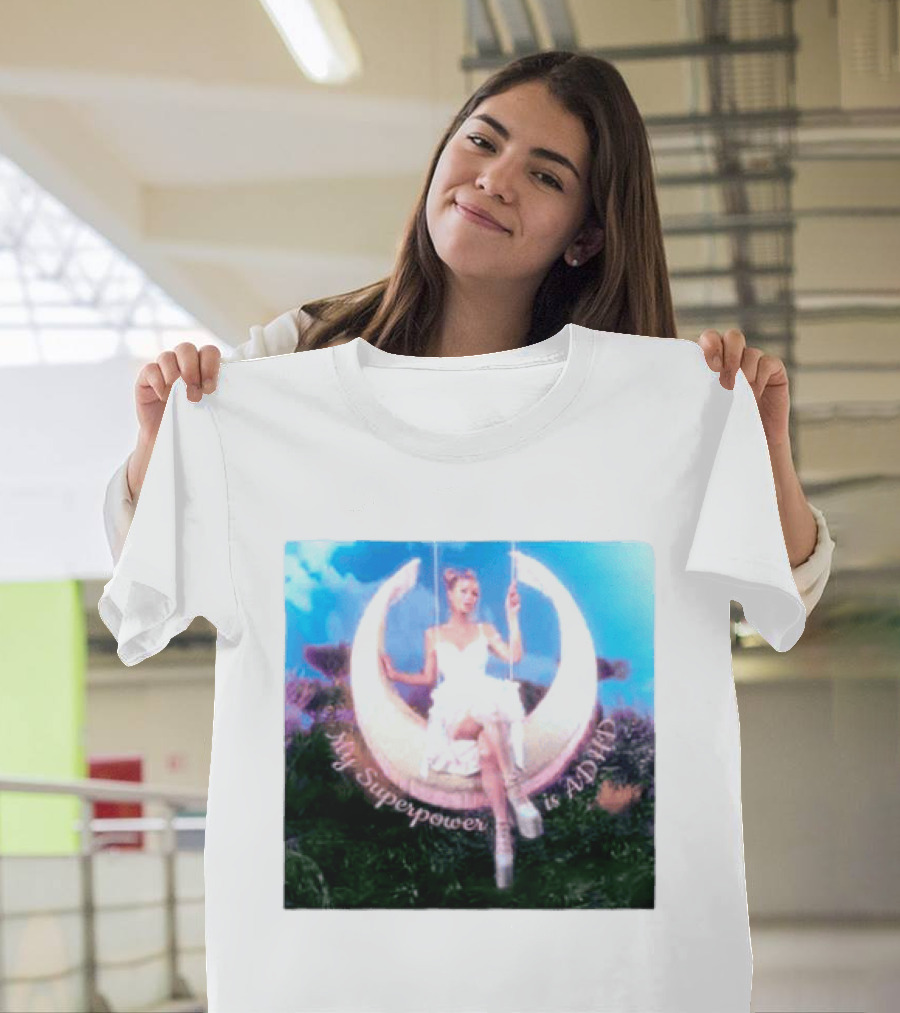 Paris Hilton Moon Swing My Superpower Is ADHD T-Shirt