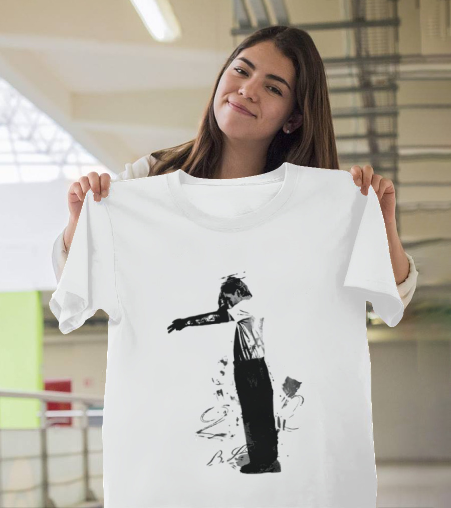The Kid Laroi A Perfect World Tour 2026 Black Scribble T-Shirt