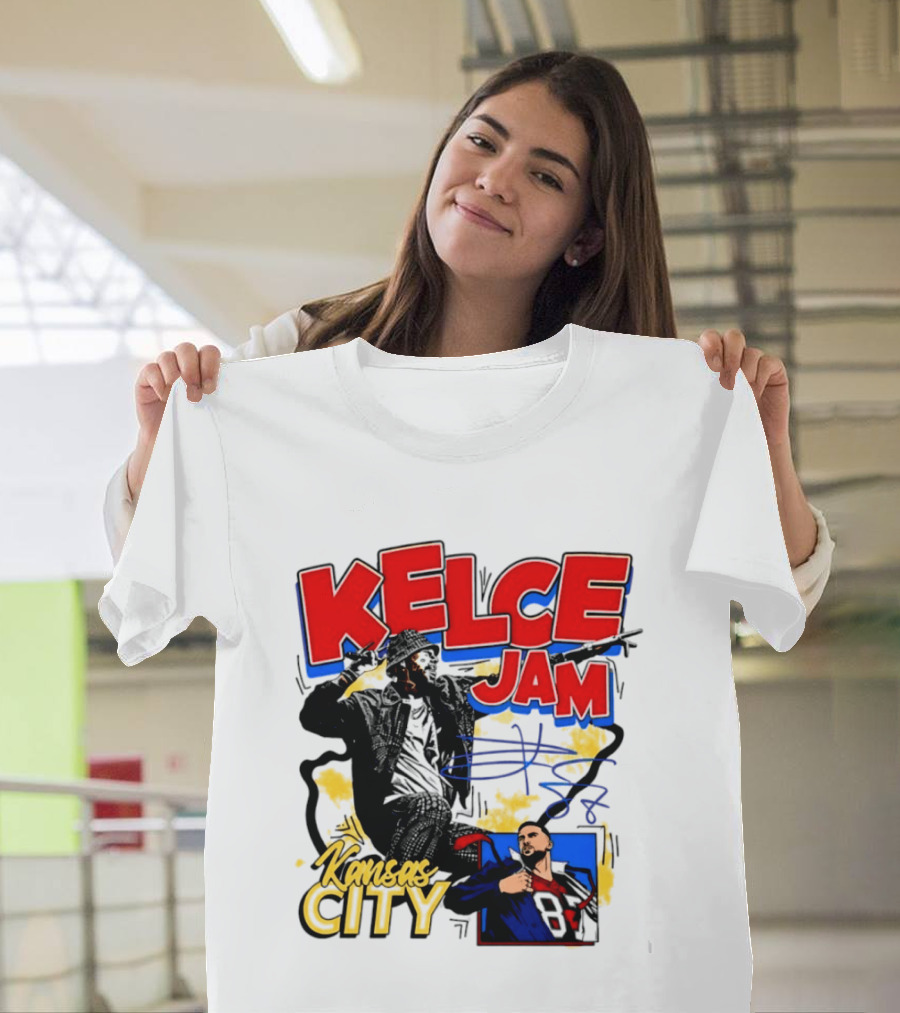 Kelce Jam Kansas City Chiefs Football Star T-Shirt
