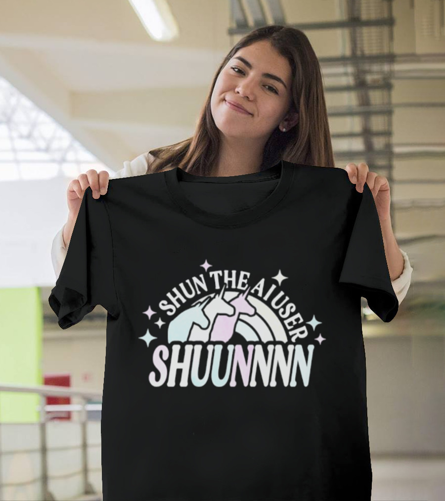 Shun The Aiuser Unicorns Rainbow Shuunnn T-Shirt