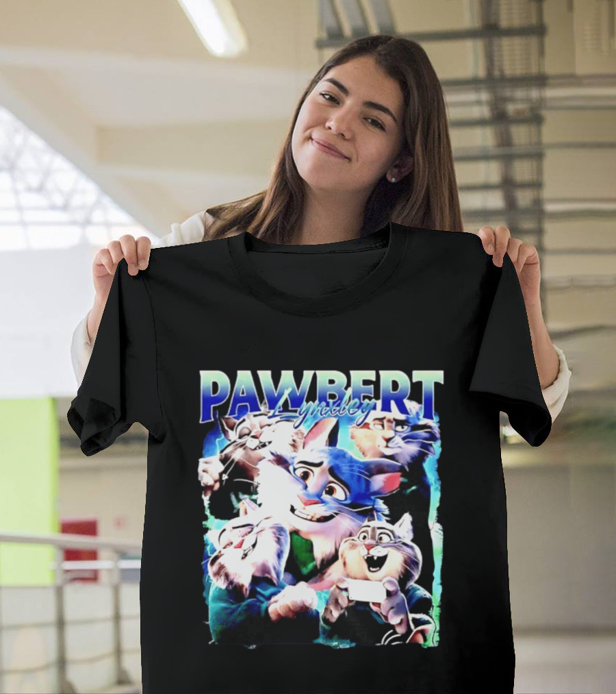 PAWBERT Lynxley Movie Feline Lynx Cat T-Shirt
