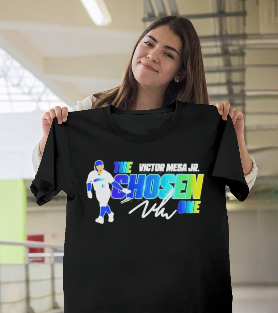 Rays Victor Mesa Jr The Chosen One Baseball Player T-Shirt