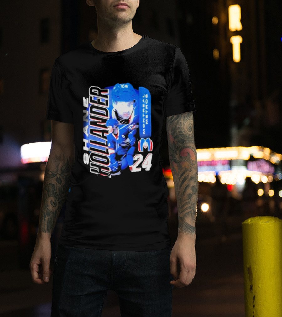 Shane Hollander 24 Montreal Metros Hockey Movie Rivalry T-Shirt