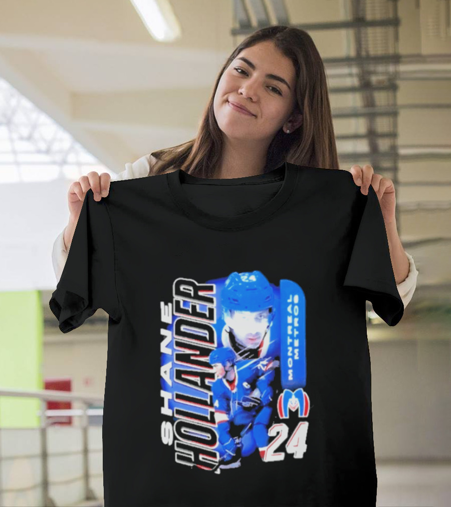 Shane Hollander 24 Montreal Metros Hockey Movie Rivalry T-Shirt