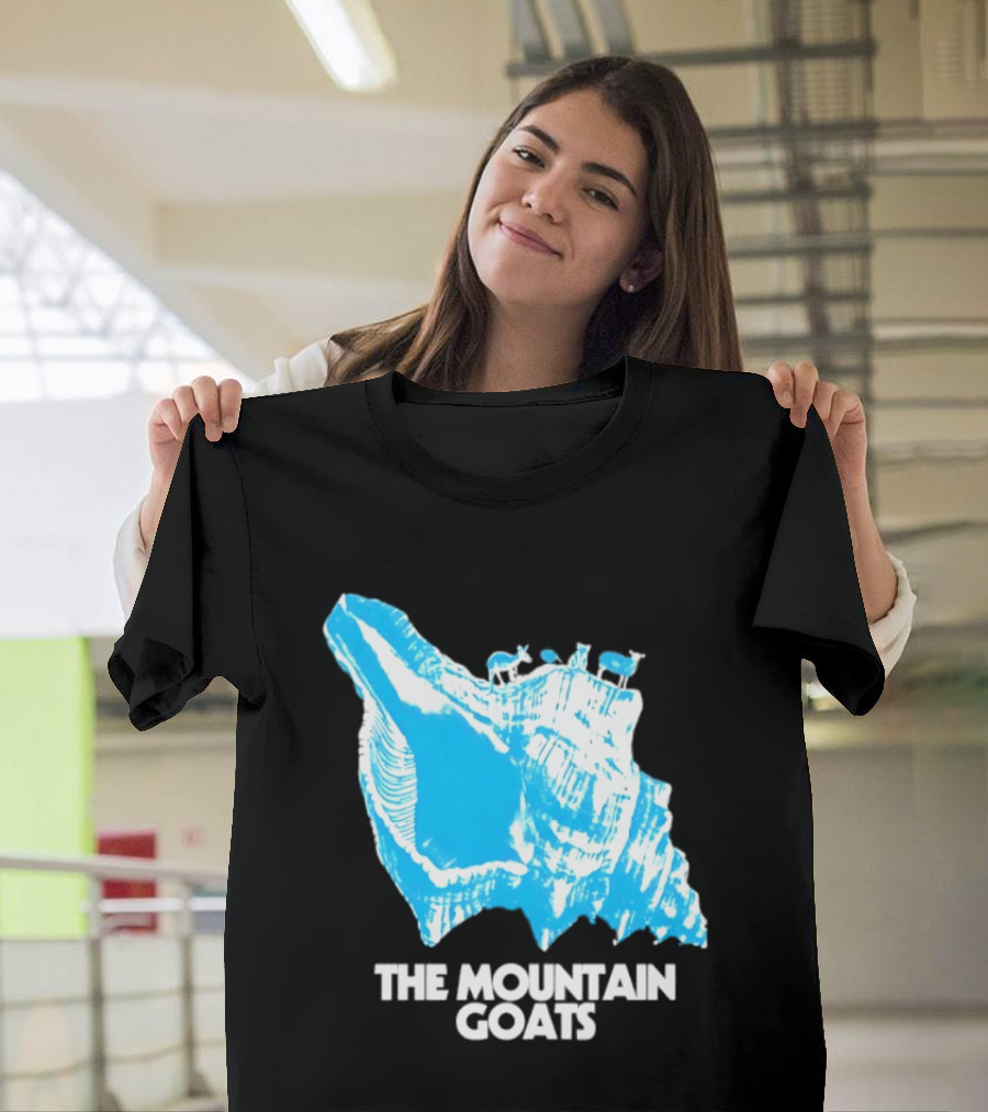 The Mountain Goats Indie Rock John Darnielle Blue Conch T-Shirt