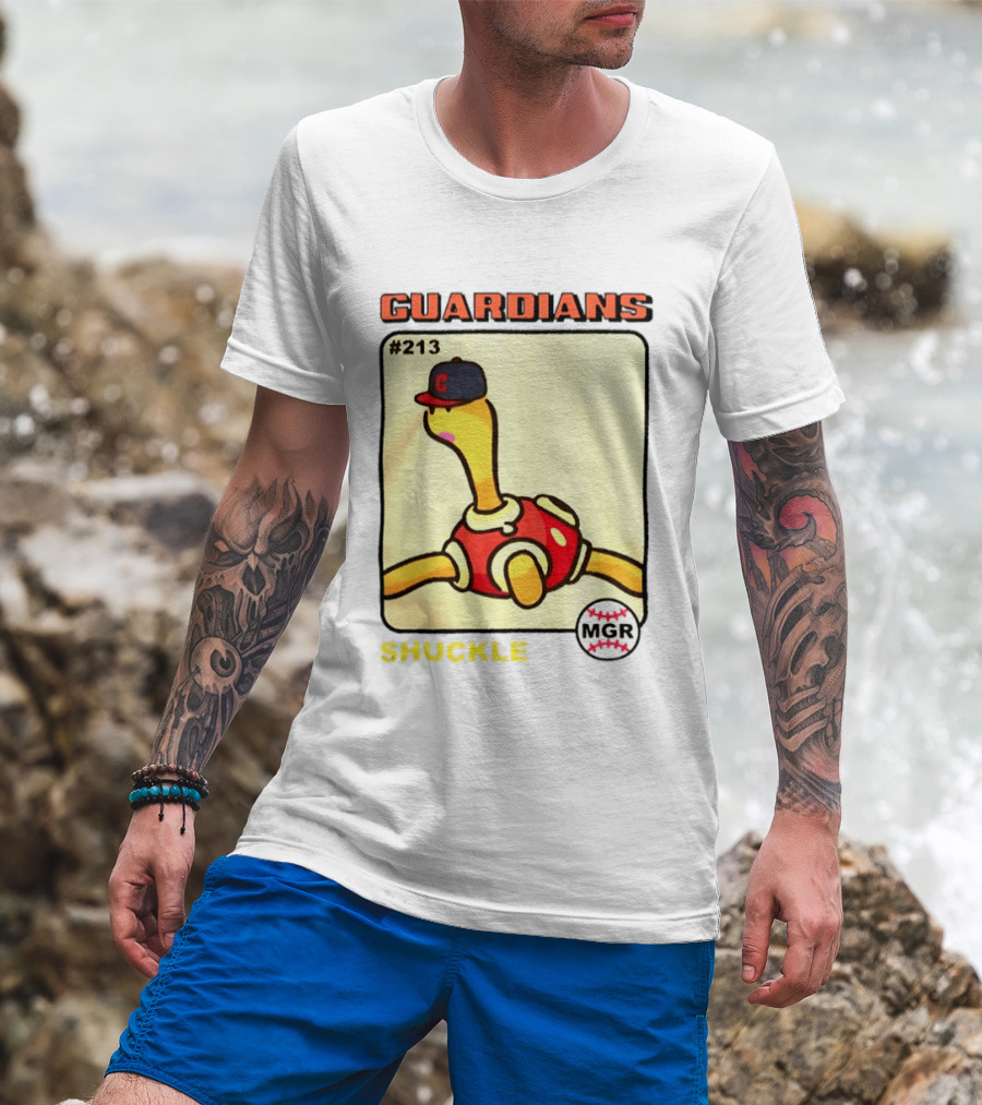 GUARDIANS Pokémon Shuckle #213 MGR Baseball Fusion T-Shirt