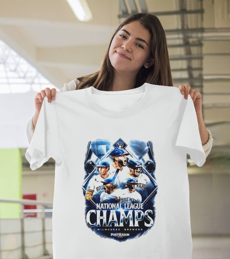 Milwaukee Brewers National League Champs 2026 Postseason T-Shirt
