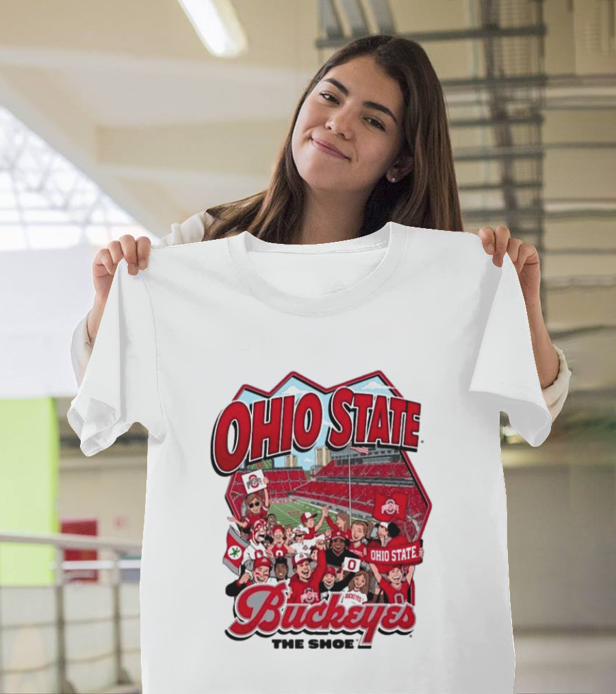 Ohio State Buckeyes The Shoe 2026 Football Ohio Stadium T-Shirt