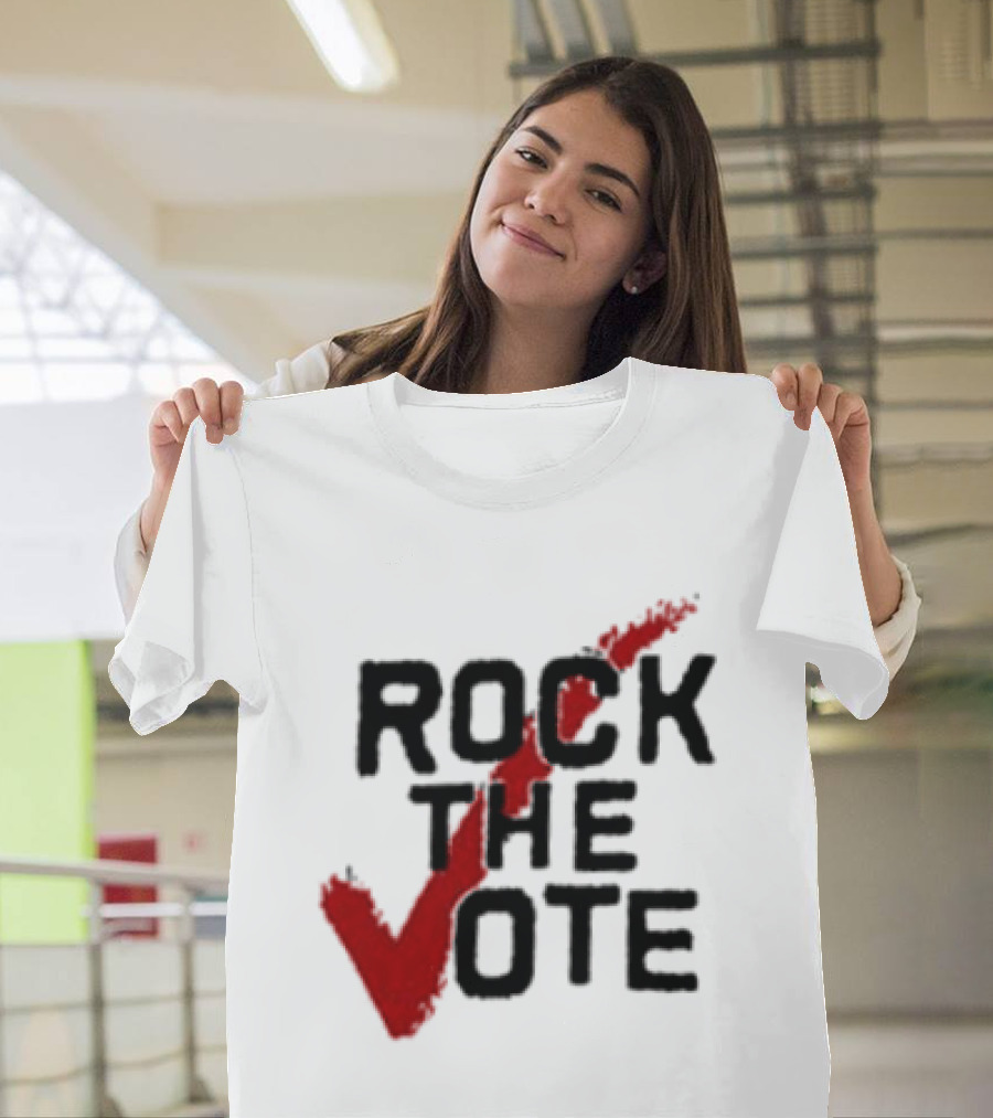 Rock The Vote You Don't Let Other People Choose Your Music Why Let Them Choose Your Future T-Shirt