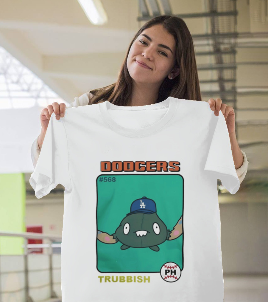 Los Angeles Dodgers Trubbish Pokémon Hat PH #568 T-Shirt