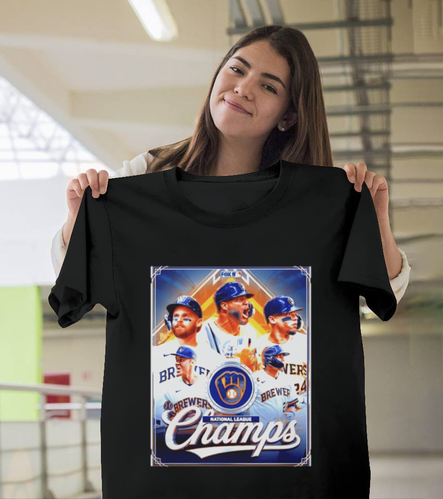 Milwaukee Brewers 2026 MLB Postseason NLCS Champs National League T-Shirt