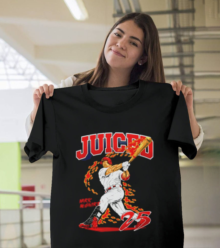 Juiced 25 St. Louis Cardinals MLB Slugger Swing T-Shirt