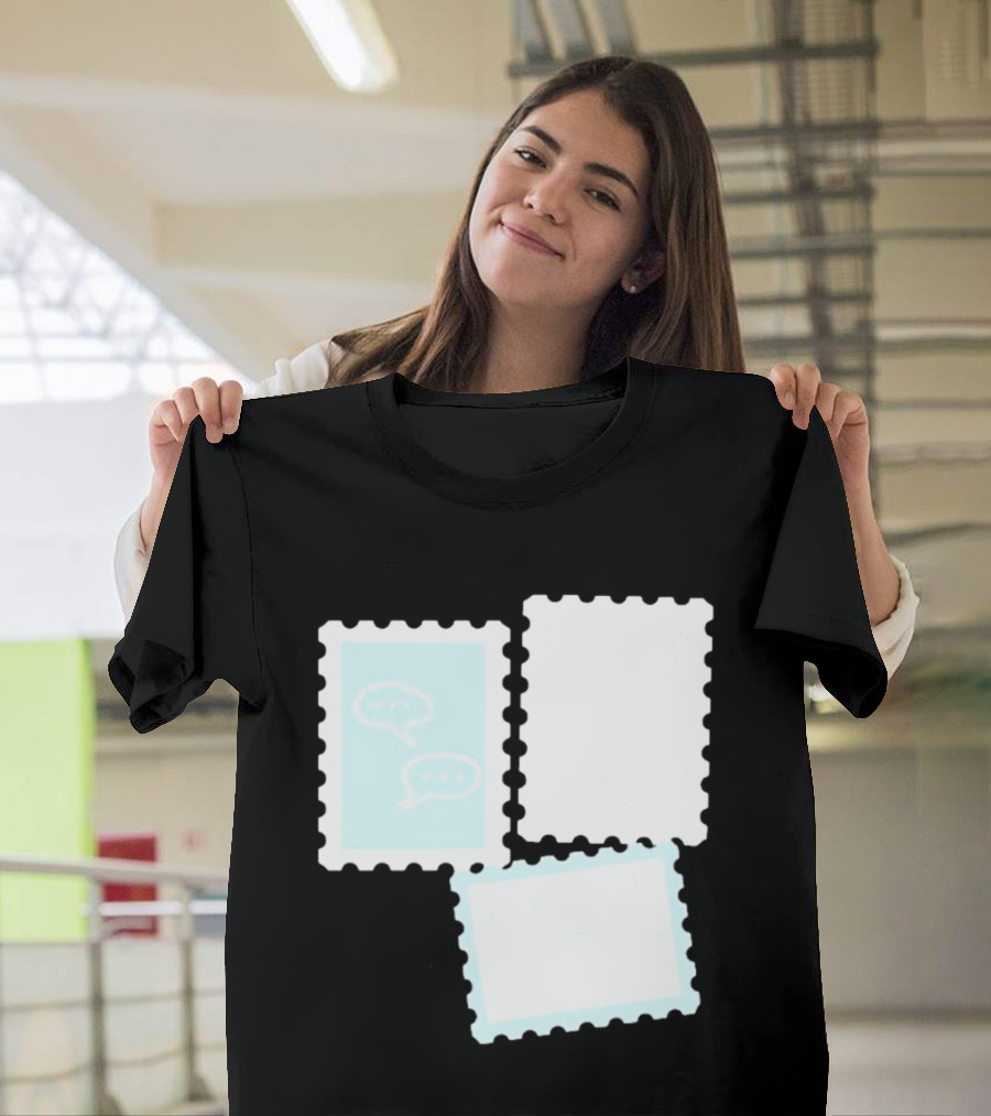 MassBQ Postage Stamps Speech Bubbles Collection T-Shirt
