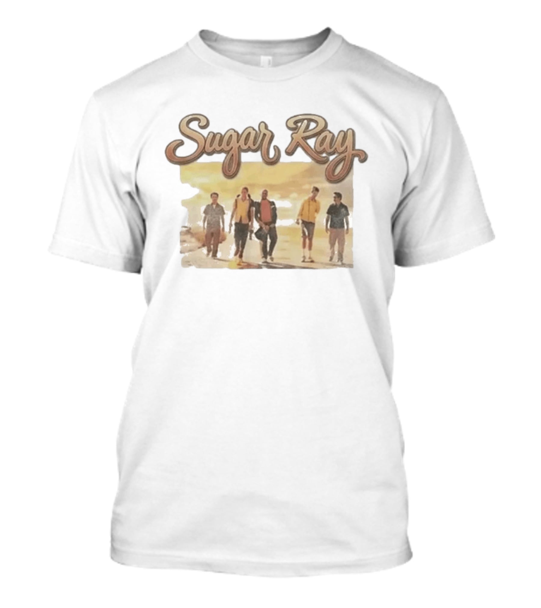 Sugar Ray 90s Rock Band Sunset Group Walk T-Shirt